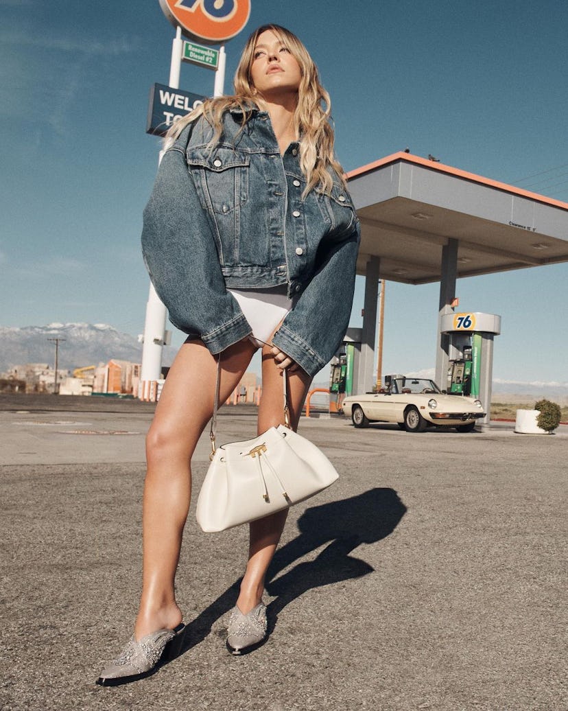 Sydney Sweeney stars in Jimmy Choo’s Summer 2024 campaign.