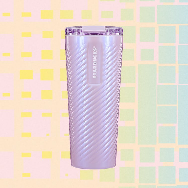 There is a lilac tumbler in Starbucks' 2024 summer collection. 