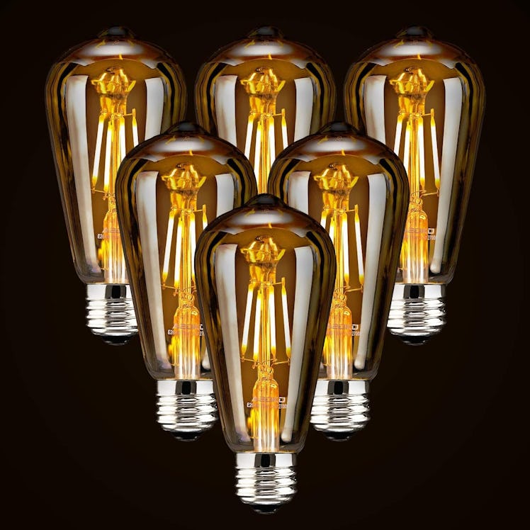 ASOKO LED Dimmable Edison Light Bulbs (6-Pack)