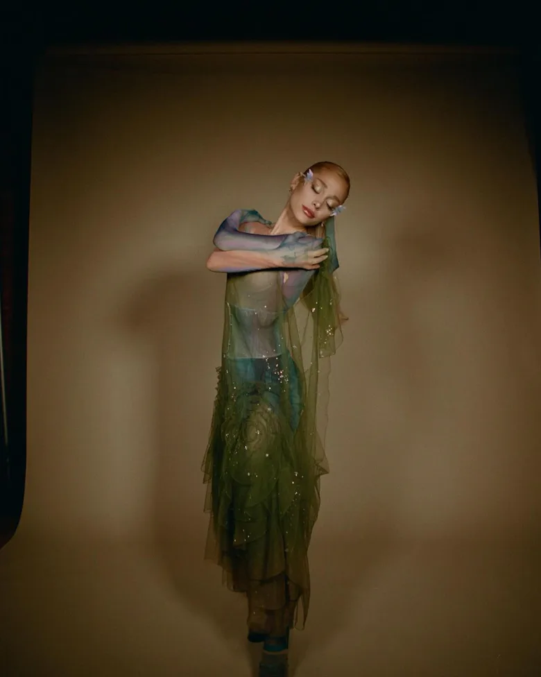 Ariana Grande Looks Like a High Fashion Nymph For Met Gala Performance Ariana Grande Looks Like a High Fashion Nymph For Met Gala Performance