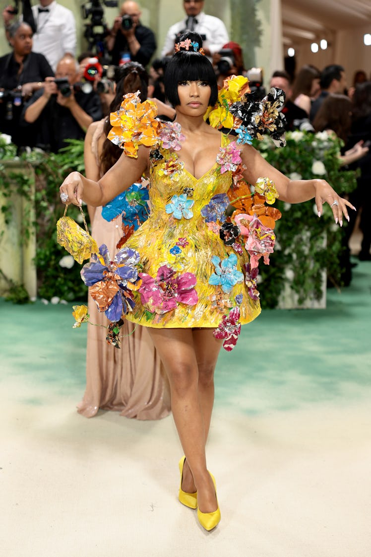 Nicki Minaj attends The 2024 Met Gala Celebrating "Sleeping Beauties: Reawakening Fashion" at The Me...