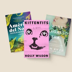 Covers of three books Bustle's columnist recommends for May 2024.