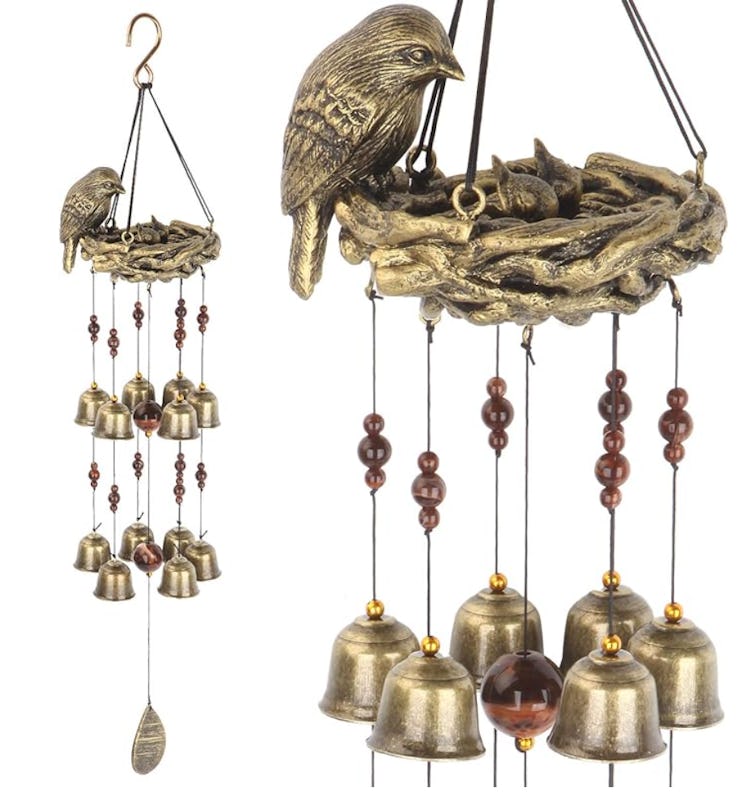  Gardenvy Bird Nest Wind Chime
