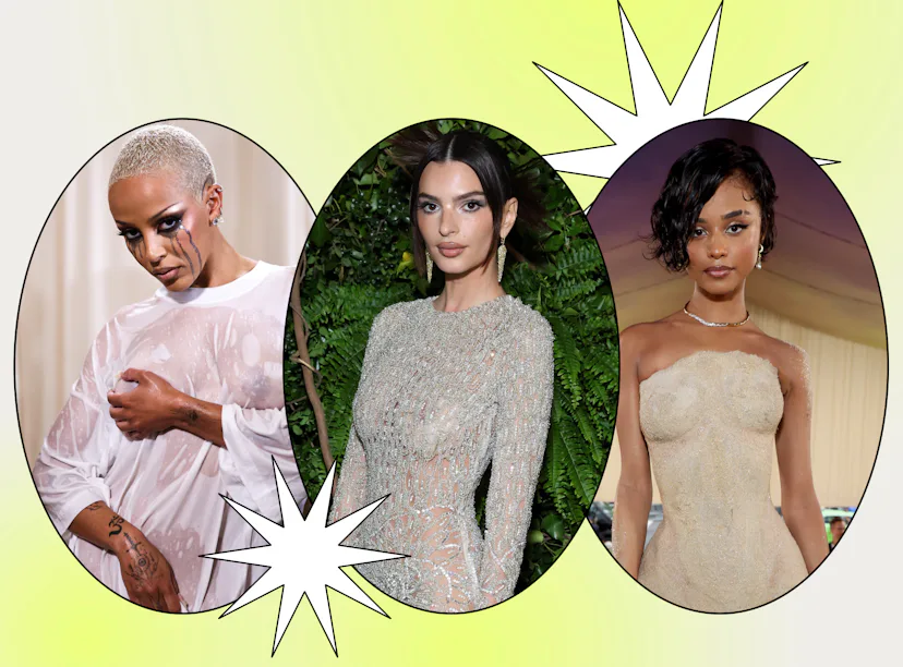 Doja Cat, Emily Ratajkowski, and Tyla stepped out in naked dresses at the 2024 Met Gala.