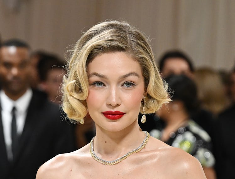 Gigi Hadid at the 2024 Met Gala: "Sleeping Beauties: Reawakening Fashion" held at The Metropolitan M...