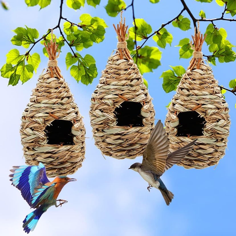 winemana Hand Woven Hummingbird House (3-Pack)