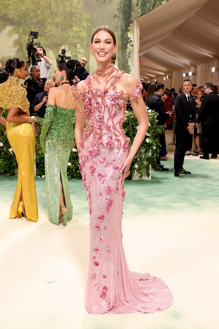 Karlie Kloss attends The 2024 Met Gala Celebrating "Sleeping Beauties: Reawakening Fashion" at The M...