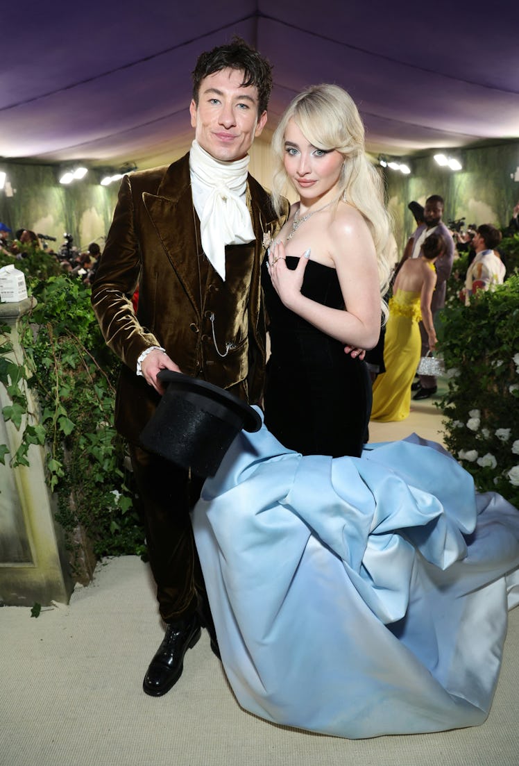 Barry Keoghan and Sabrina Carpenter made their romance official at the 2024 Met Gala.