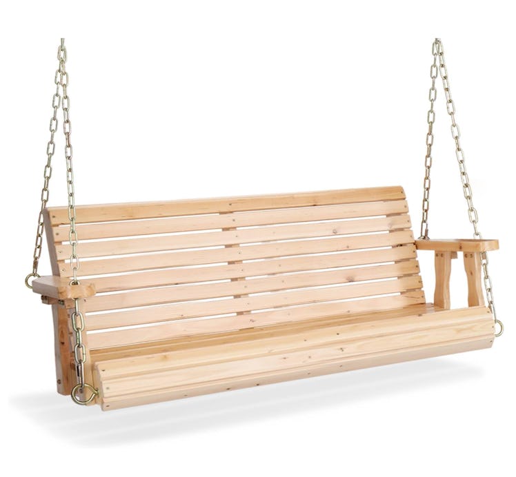 VINGLI Wooden Porch Swing