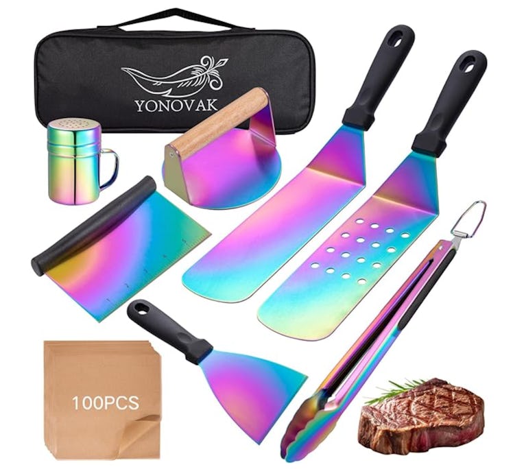 YONOVAK Rainbow Griddle Accessories Kit