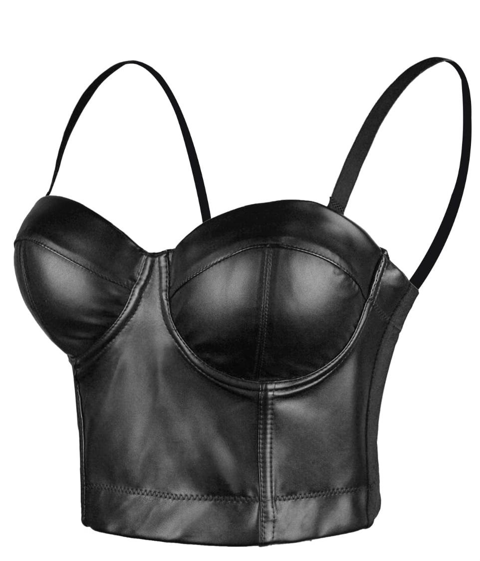 ELLACCI Leather Corset Top