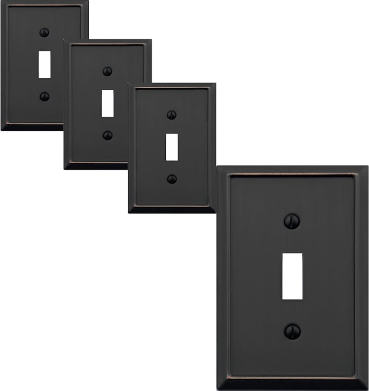 OKAWYC Single Toggle Light Switch Cover (4-Pack)