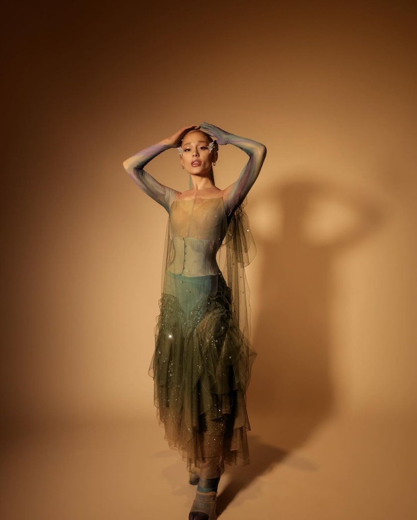 Ariana Grande in Maison Margiela by John Galliano at the 2024 Met Gala.