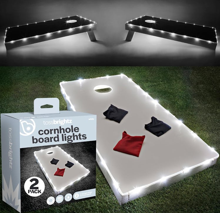 Brightz LED Cornhole Lights for Board and Hole (2 Boards)