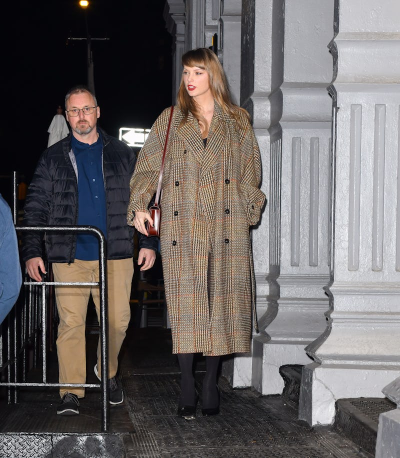 Taylor Swift with an academic-inspired look in December 2023.