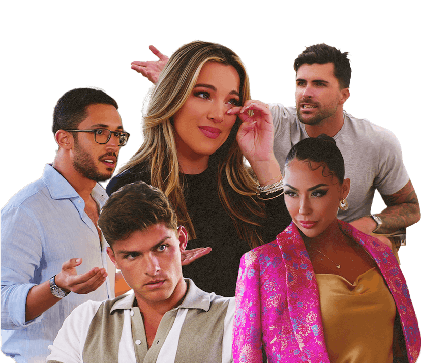 A collage featuring cast members of 'Selling the OC.'