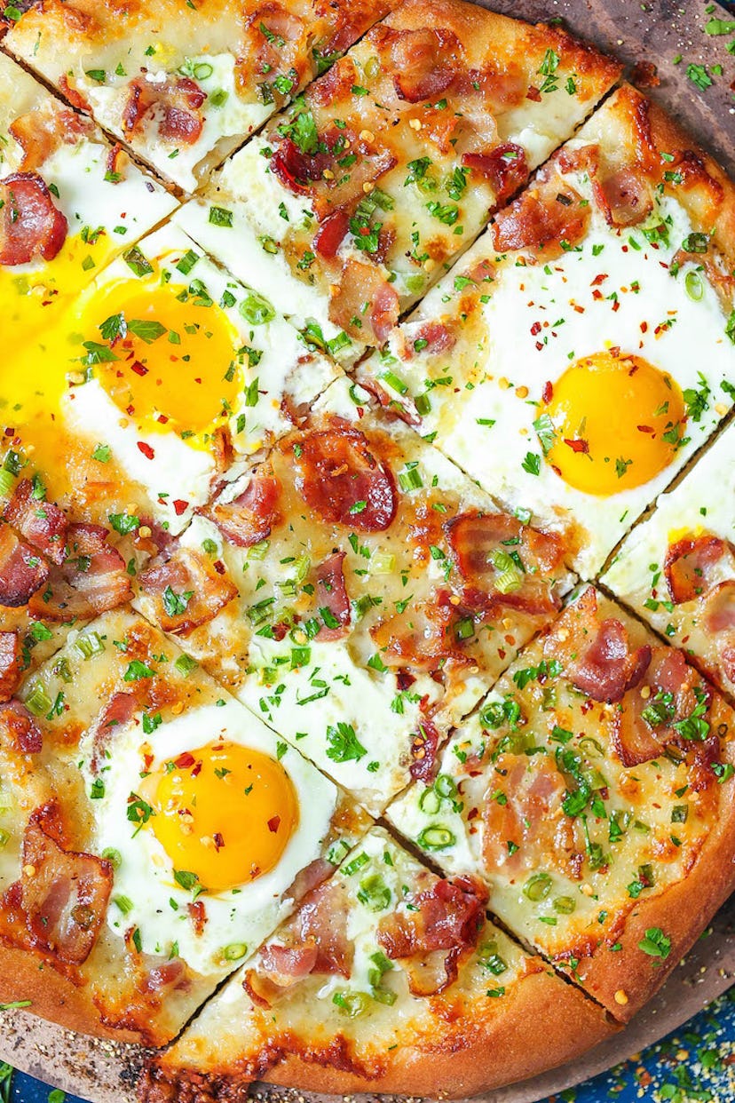 bacon breakfast pizza make-ahead Mother's Day breakfast