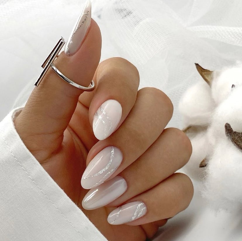 These 40 wedding nail designs are perfect for your big day.