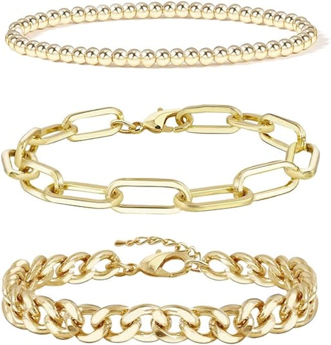 CONRAN KREMIX Gold Bracelet Set 