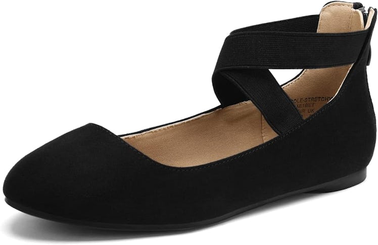 DREAM PAIRS Elastic Ankle Flats