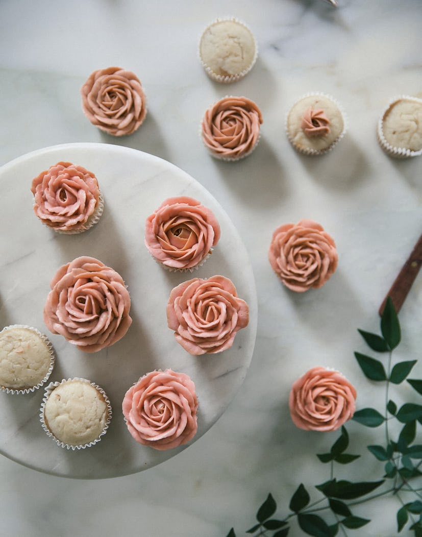 cappuccino rose cupcakes make-ahead mother's day breakfast