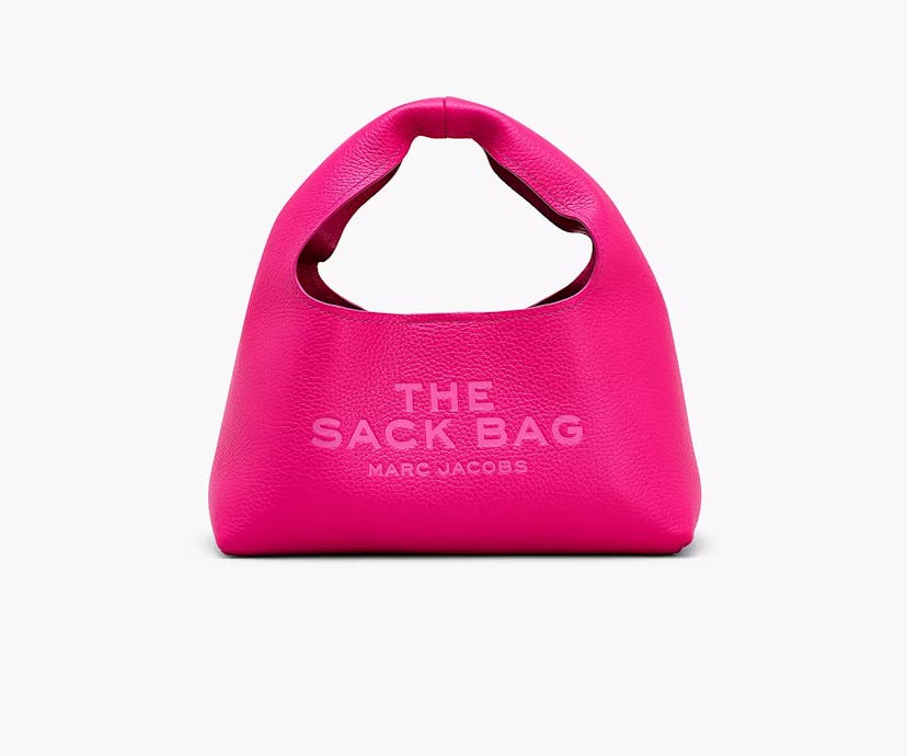 The Mini Sack Bag in Hot Pink