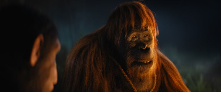 Raka, an orangutan, in 'Kingdom of the Planet of the Apes.'