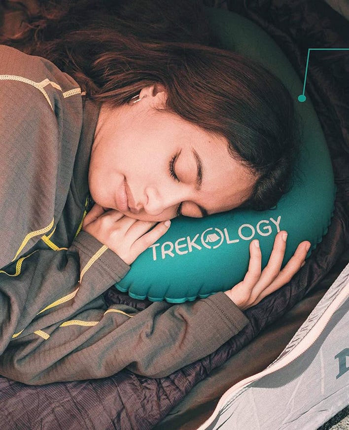 TREKOLOGY Ultralight Inflatable Camping Travel Pillow