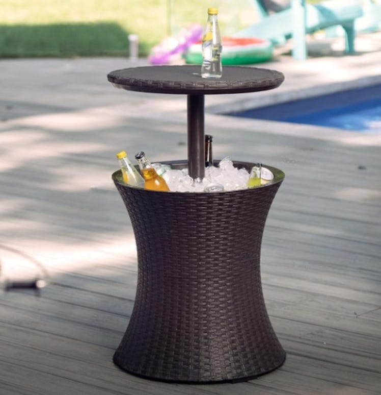 Keter Outdoor Side Table Cooler