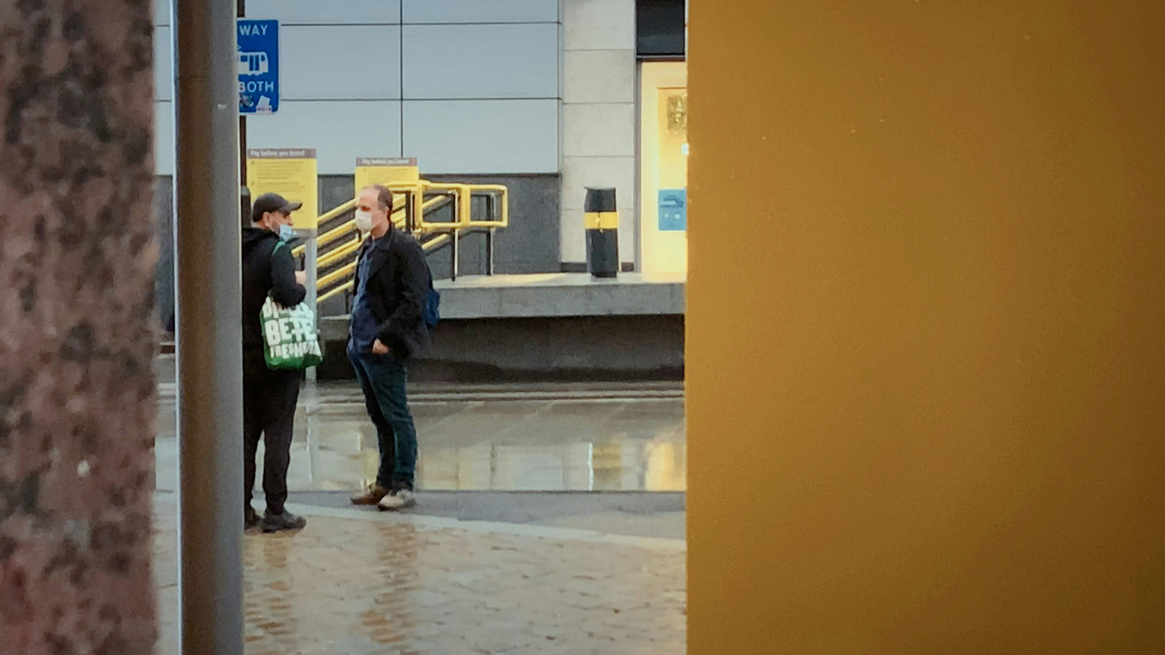 Hargobind Tahilramani and Scott Johnson in &lsquo;Hollywood Con Queen.&rsquo; Photo via Apple TV+