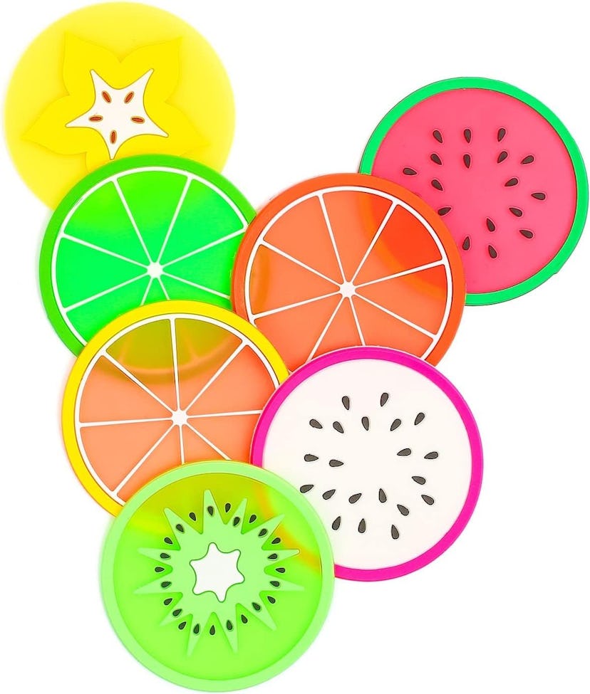 Set of 7 Fruit Coasters