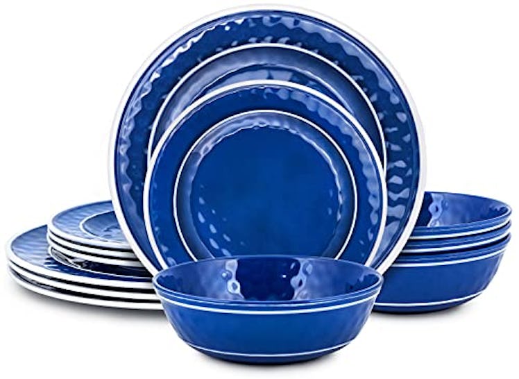 Craft & Kin Melamine Dinnerware Set (12 Pieces)