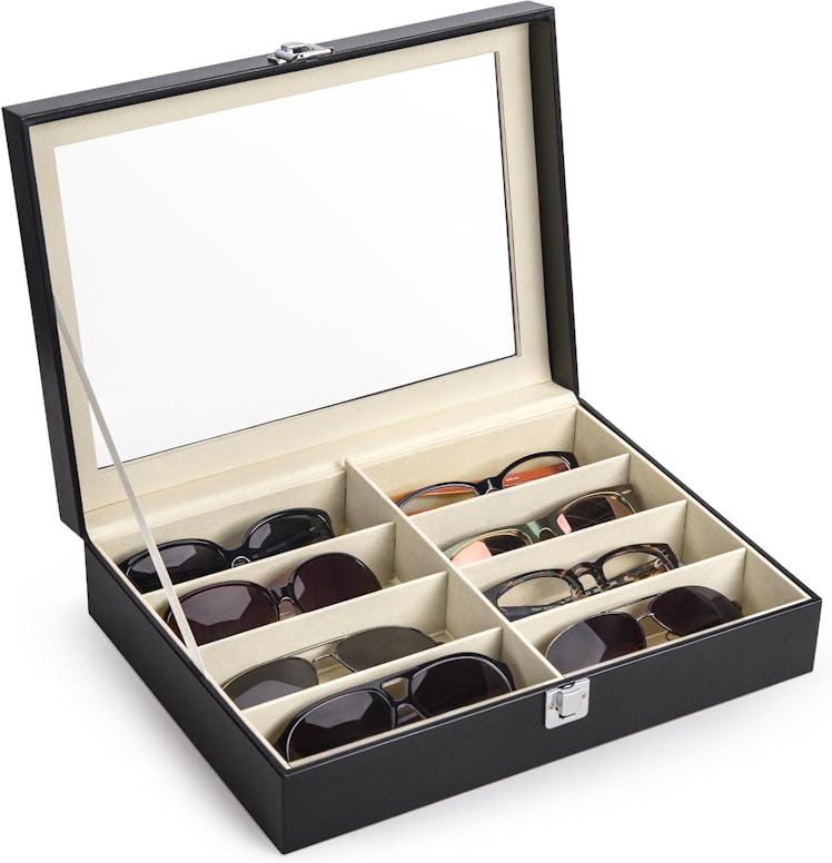 CO-Z Leather Sunglasses Organizer