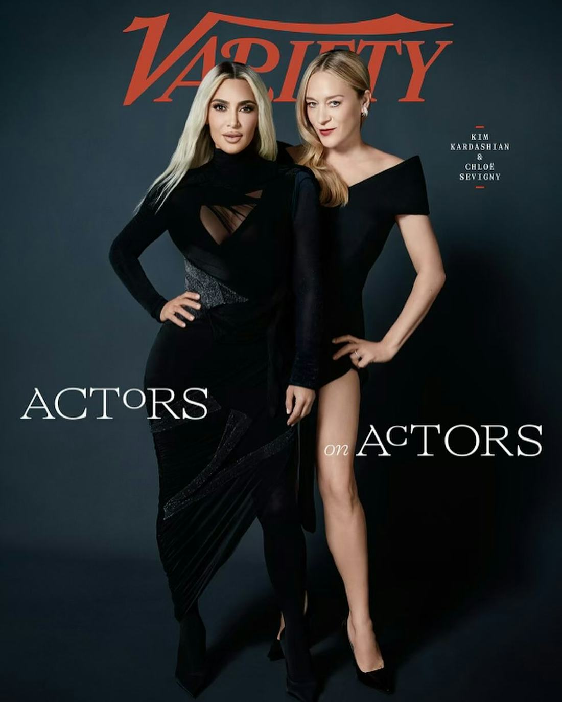 Kim Kardashian Posed With Chloë Sevigny On The June 2024 Cover of 'Variety'