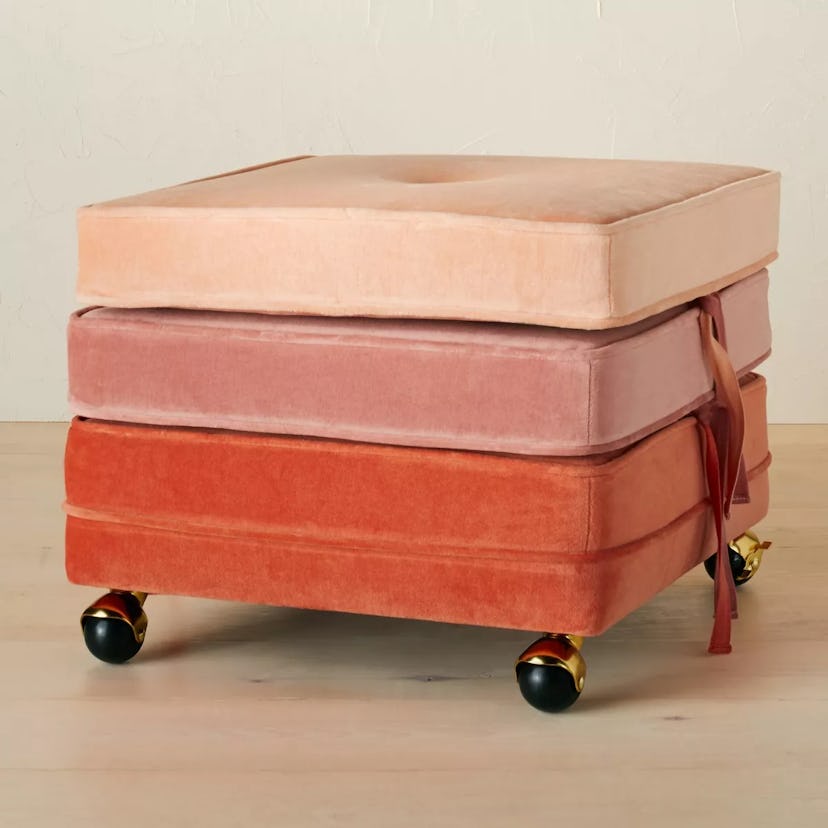 Opalhouse x Jungalow Marin Stackable Pouf with Casters