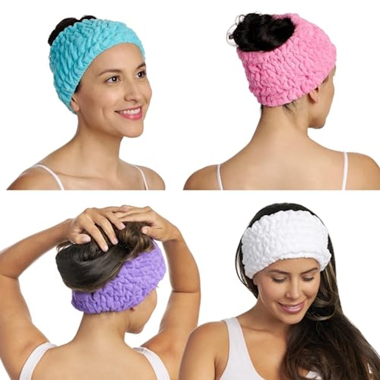 Turbie Twist Spa Headbands (4-Pack)