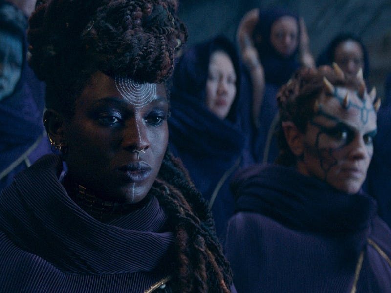 Jodie Turner Smith and Margarita Levieva in The Acolyte