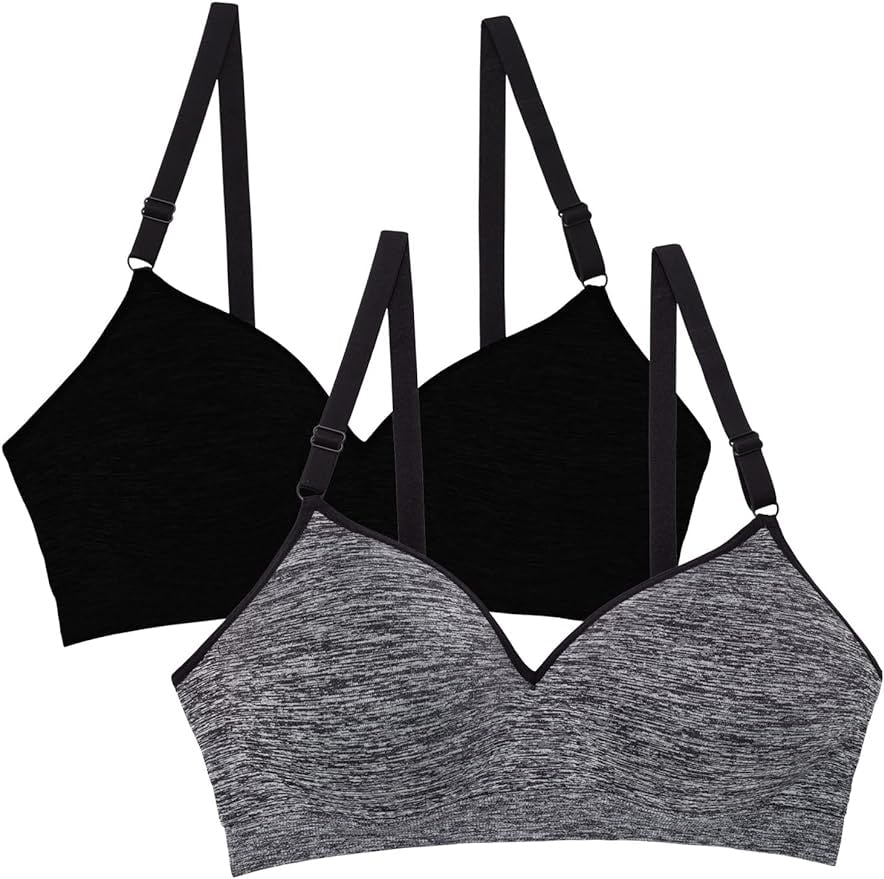 Fruit of the Loom Seamless Wire Free Push-up Bra (2-Pack)