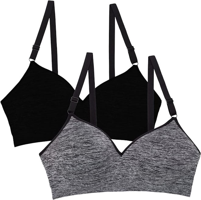 Fruit of the Loom Seamless Wire Free Push-up Bra (2-Pack)