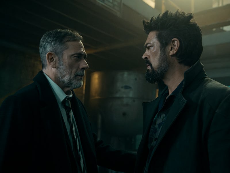 Jeffrey Dean Morgan in Karl Urban in The Boys