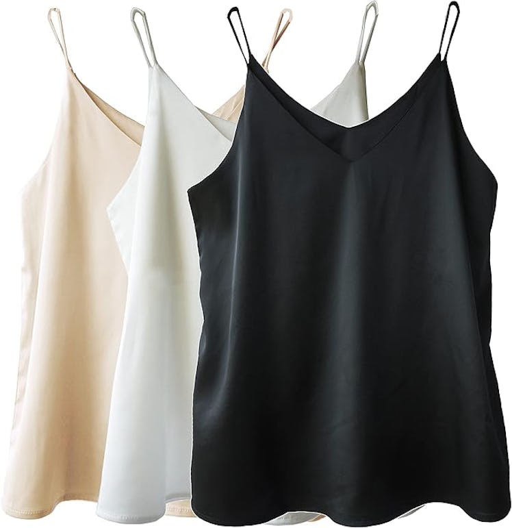 Wantschun Spaghetti Strap Camisole (3-Pack)