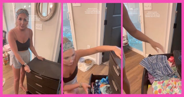 A mom posted a video saying that for her family of six’s next trip, she is packing their clothing in...