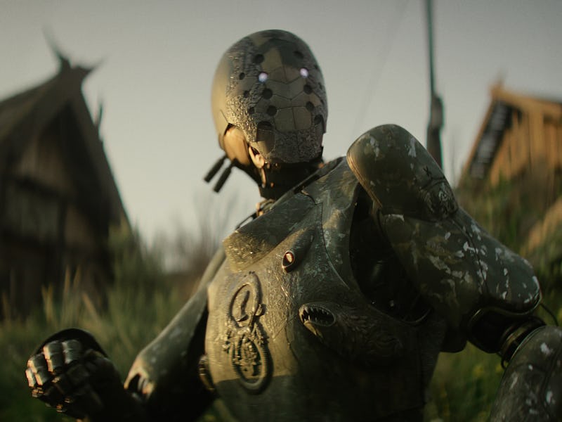 Jimmy (voiced by Anthony Hopkins) in Rebel Moon: A Child of Fire