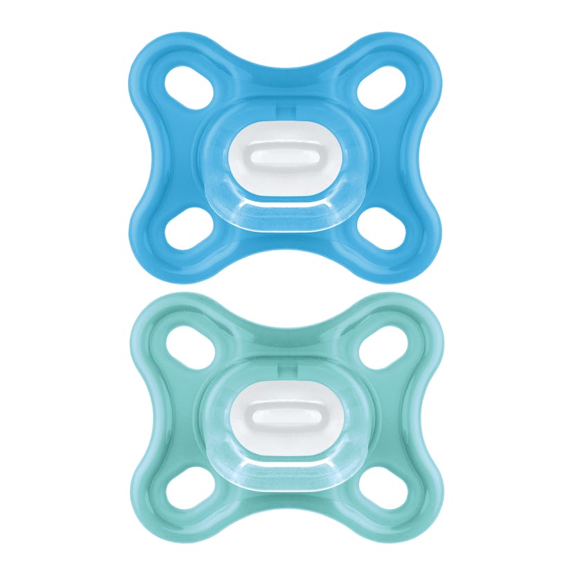 Comfort Pacifiers, 2 Pack, Assorted Colors