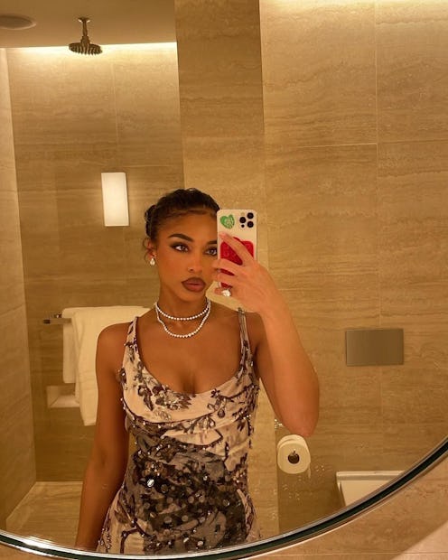 Lori Harvey lip liner