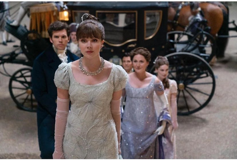 A 'Bridgerton' Season 3 fan theory about Eloise was debunked by the show's costume designers.