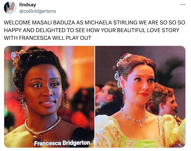 'Bridgerton' fans celebrated the show changing Michael Stirling to Michaela.