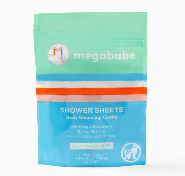 Megababe Cucumber Mint Shower Sheets (10-Pack)