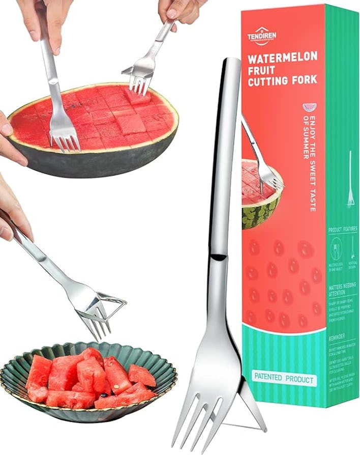 Tendiren Watermelon Fork Slicer Cutter