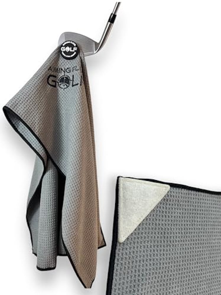 Aiming Fluid Golf Multi-Function Magnetic Golf Towel